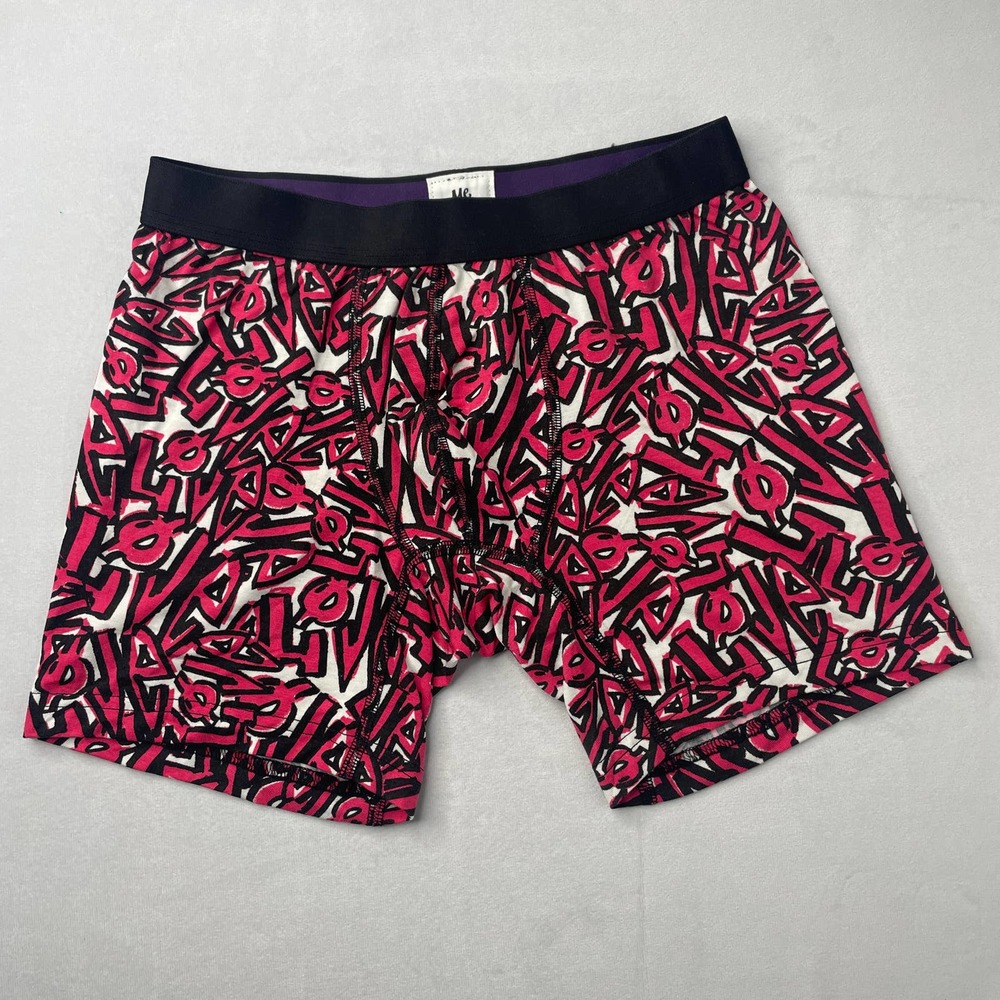 MeUndies Men's LOVE Print Boxer Brief Underware Size Small